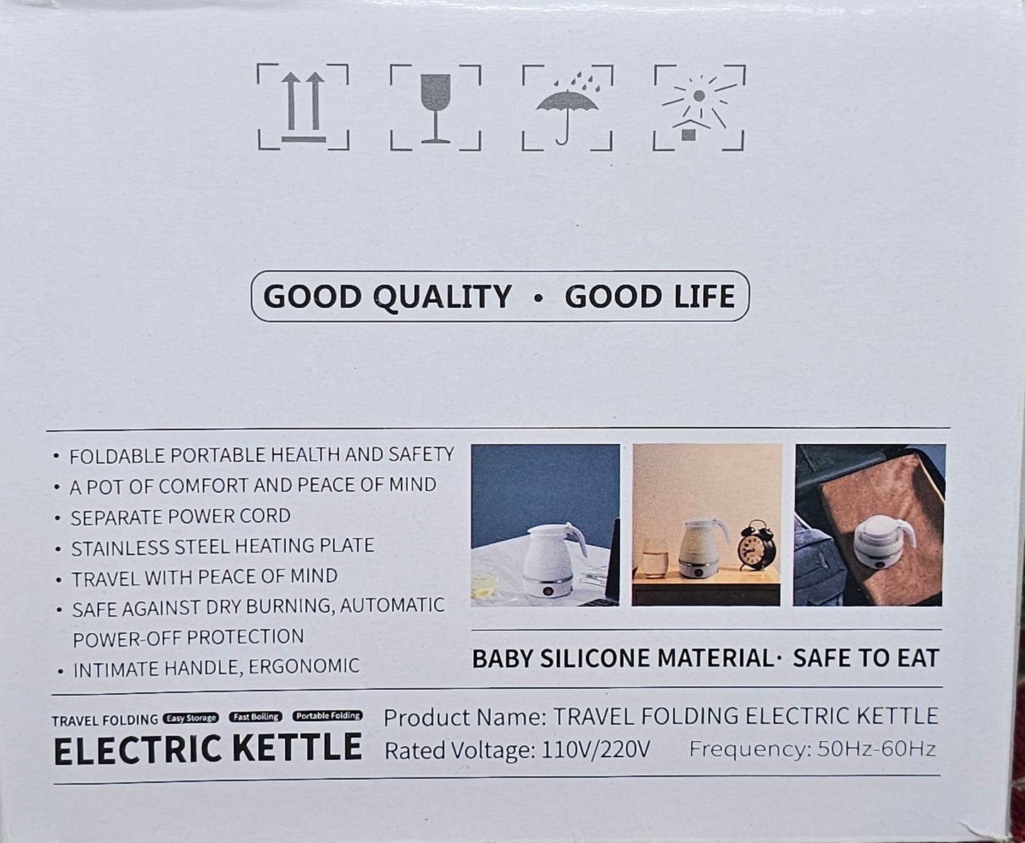 Foldable electric kettle