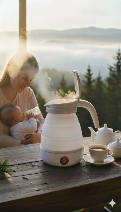 Foldable electric kettle